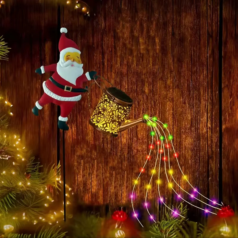 Santa Claus Solar Lantern - Outdoor Christmas Yard Decoration