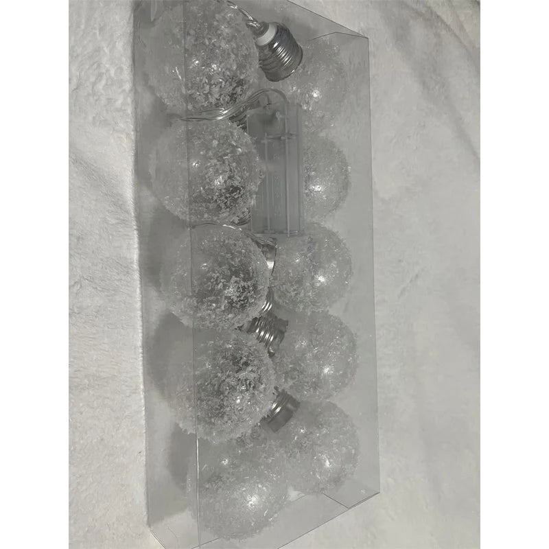 Snow Globe String Lights, 10 LED Battery Christmas Lights 6.5 ft – image 5