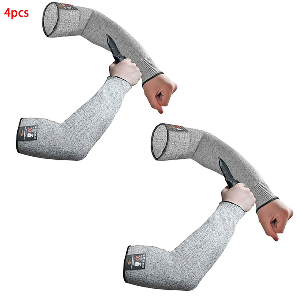 Work Safety Cut Resistant Arm Sleeves, HPPE Forearm Guards, 1 Pair – image 8