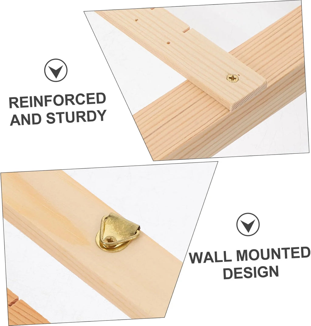 Earring Display Rack – Wall-Mounted Wooden Jewelry Organizer – image 5
