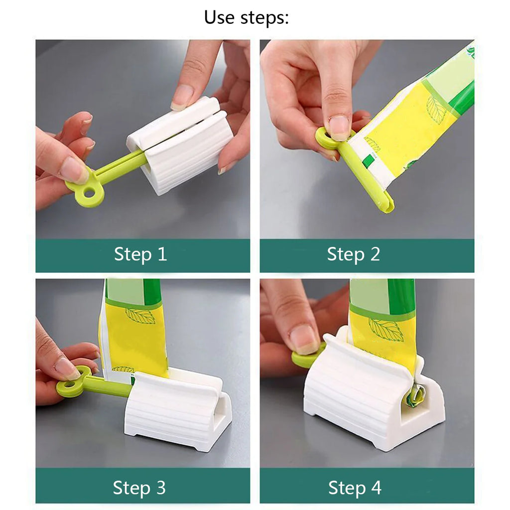 Toothpaste Tube Squeezer - Wall Mount Toothpaste Dispenser