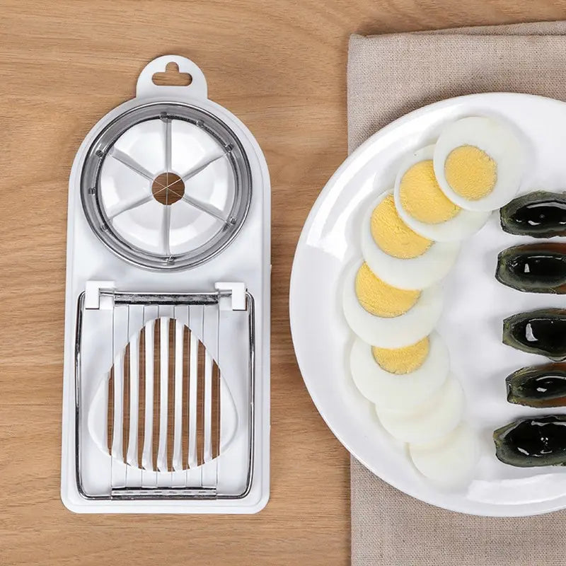 Egg Slicer 2-in-1 Stainless Steel – image 3