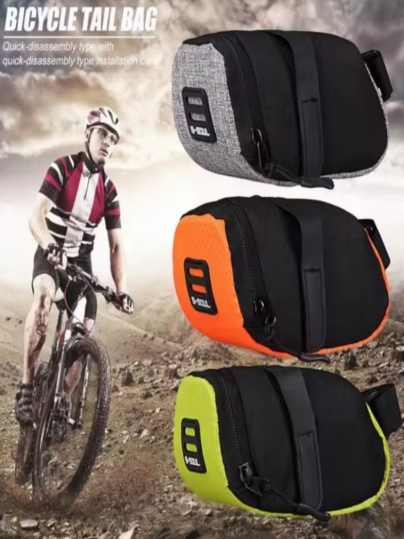 Bike Saddle Bag - Reflective Under-Seat Tool Pouch – image 7