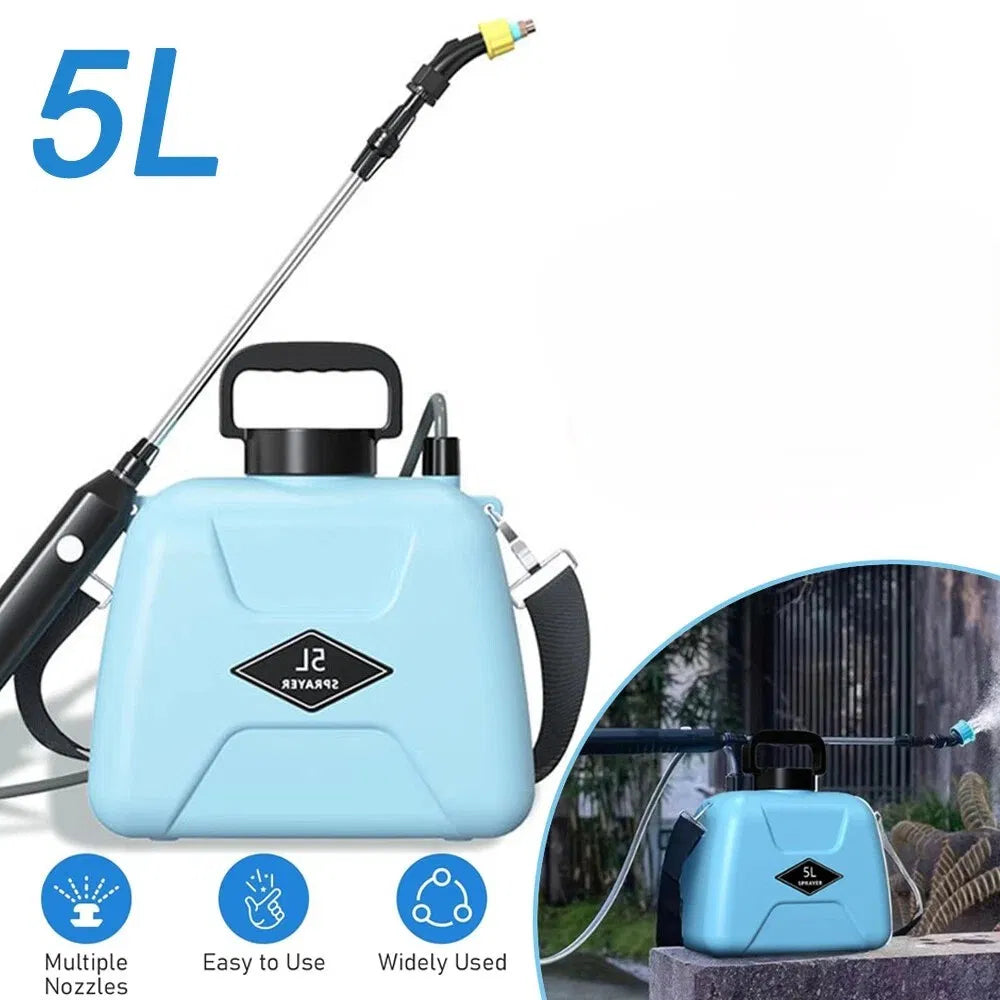 5L Rechargeable Electric Garden Sprayer with Telescopic Wand – image 1
