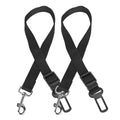 2-Pack Adjustable Pet Car Seat Belt Leads