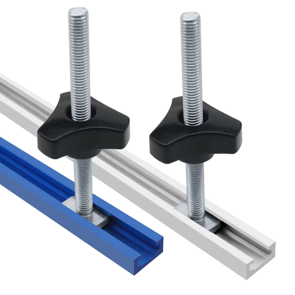 T-Track 500 mm – Aluminum Miter Track with T-Bolts – image 2