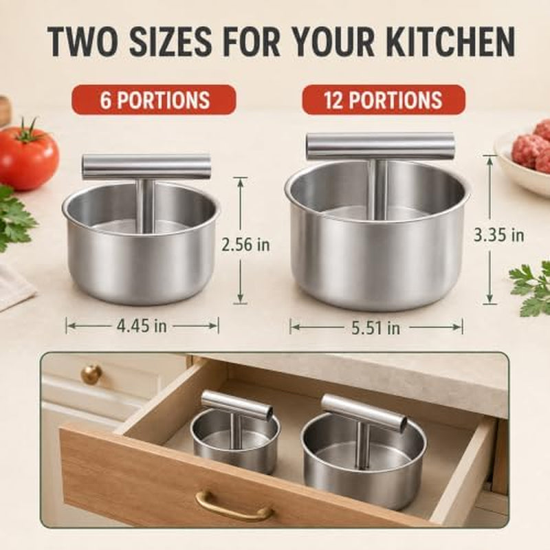 Meatball Maker, Stainless Steel Meatball Press Tool – image 2