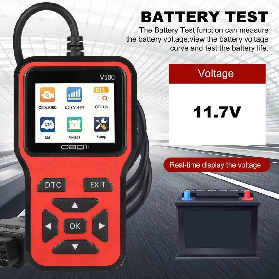 OBD2 Scanner V500 – Color Screen Code Reader with Live Data – image 16