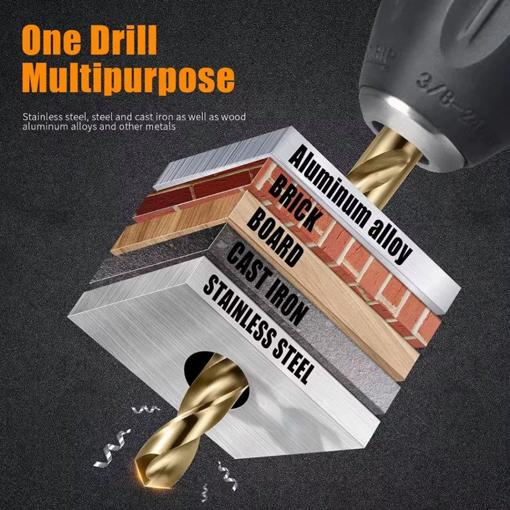 Drill Bit Set 13 Pcs – Carbide Tip Bits with Hex Shank – image 6