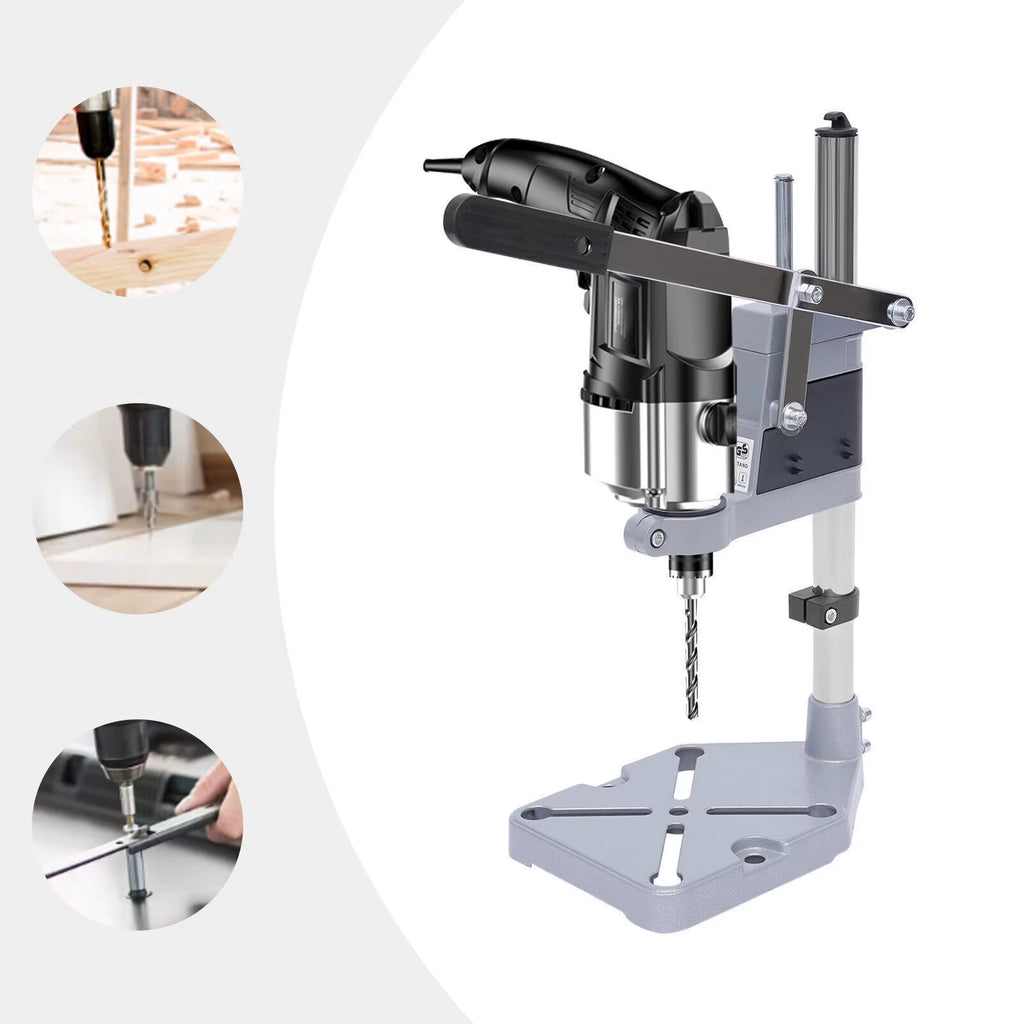 Bench Drill Press Stand for Hand Drills, Aluminum Alloy – image 3
