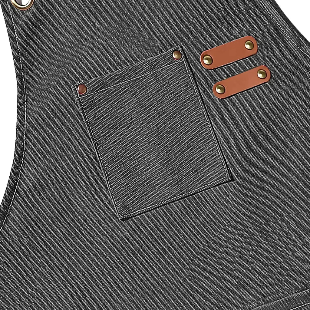 Canvas Work Apron – Cotton Shop and Grill Apron, Unisex