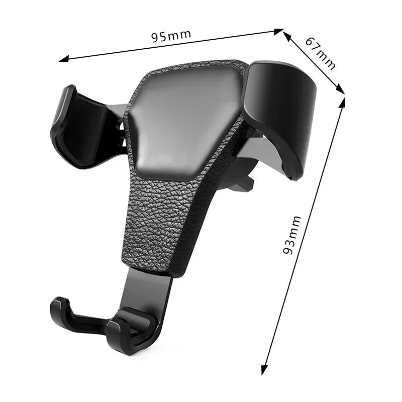Car Phone Mount Air Vent Gravity Holder, One-Hand 360° Rotation – image 13