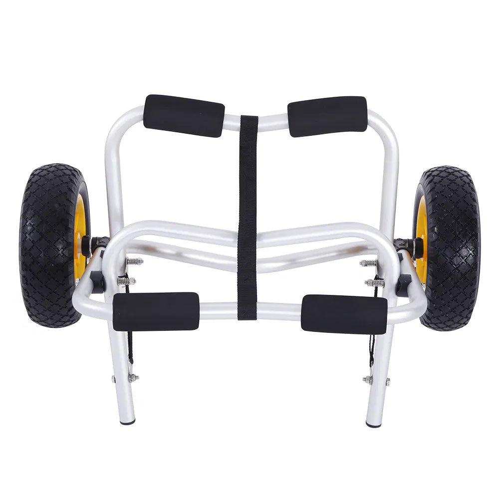 Kayak Cart, Folding Aluminum Canoe Trolley with Removable Wheels – image 11