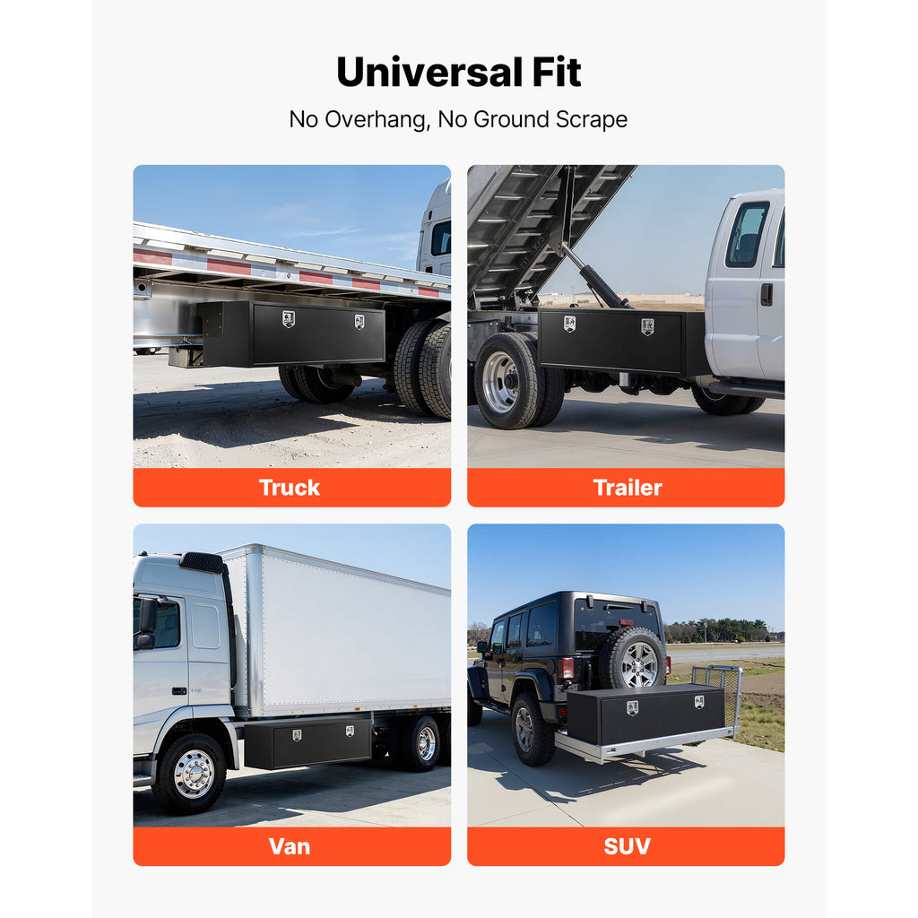 60 Inch Steel Underbody Truck Tool Box with Lock