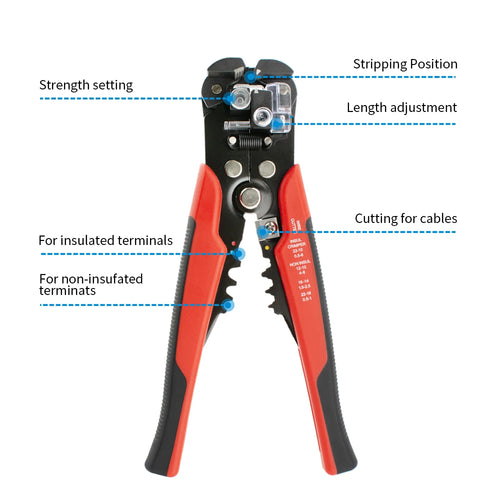 Automatic Wire Stripper with Cutter and Crimper – image 2