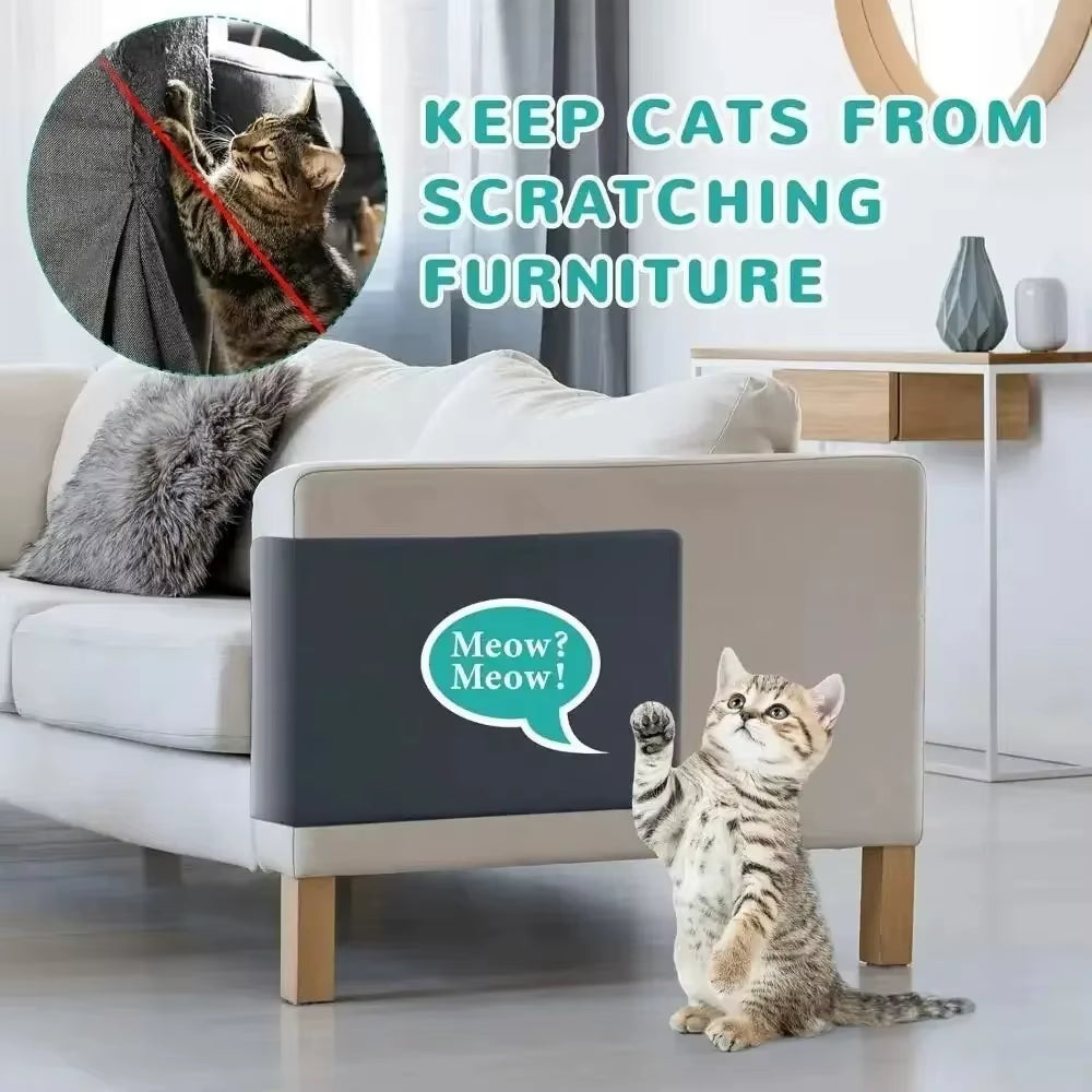 Cat Scratch Mat - Self-Adhesive Trimmable Sofa Protector 60x200cm – image 5