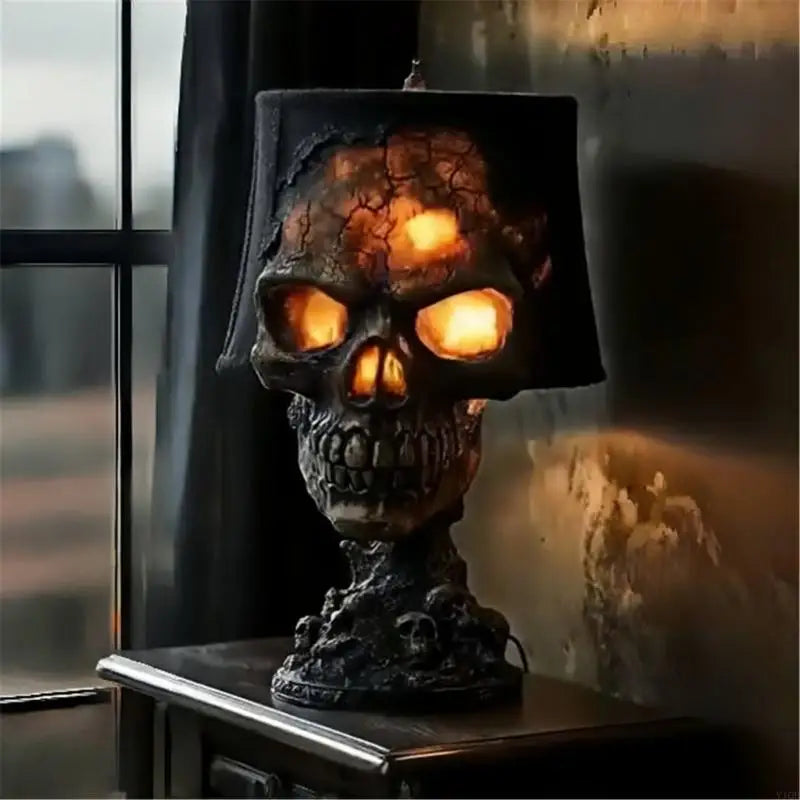 Halloween Skull Lamp - Weather Resistant LED Outdoor Garden Decoration