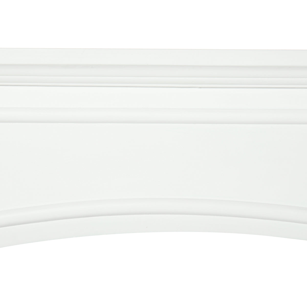 White Faux Fireplace Mantel Surround, 45 Inch – image 8