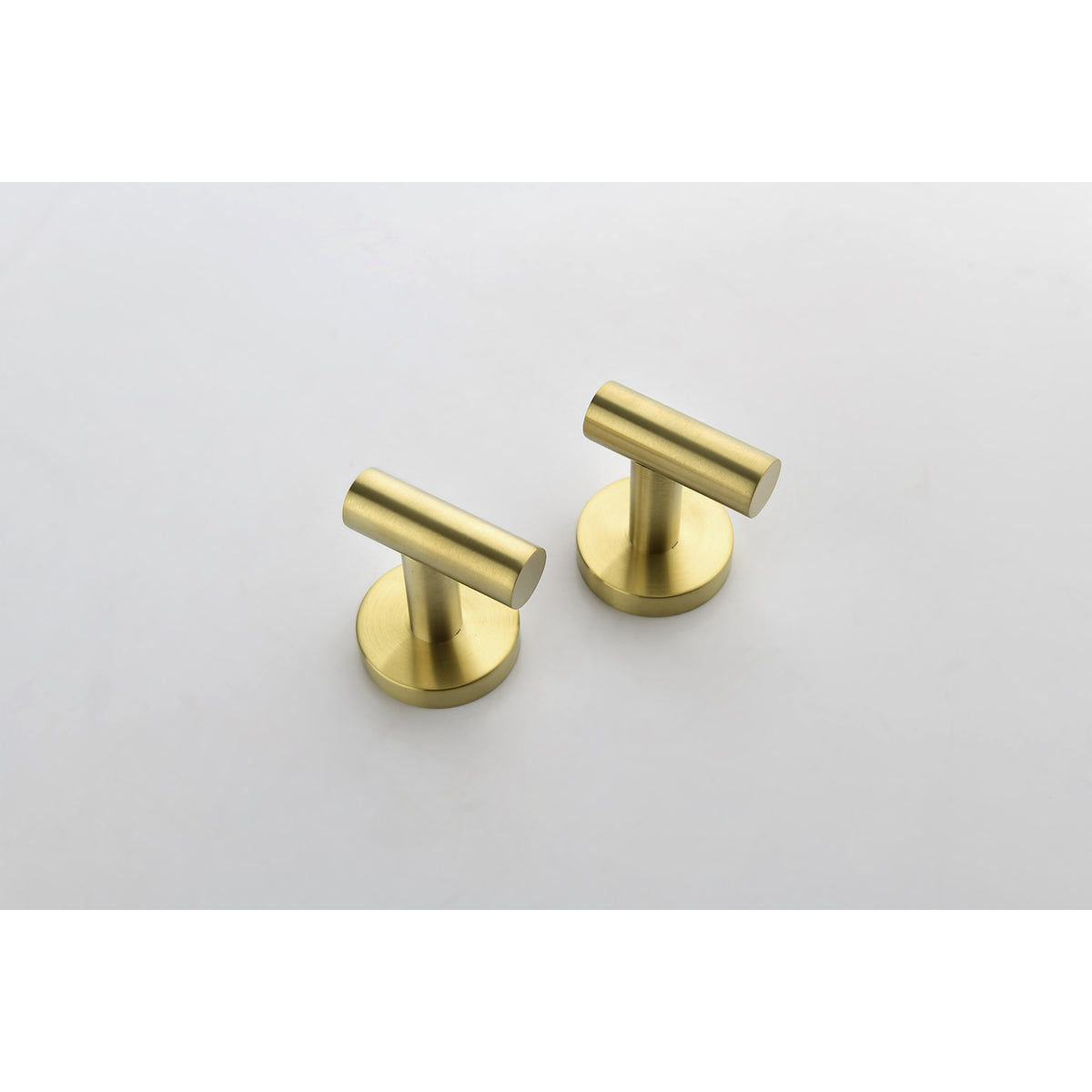 6-Piece Stainless Steel Bathroom Hardware Set, Brushed Gold – image 2
