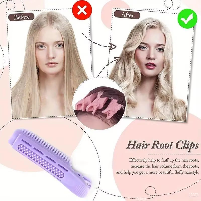 Hair Root Volumizing Clips - 8-Piece Bangs Styling Clip Set – image 3