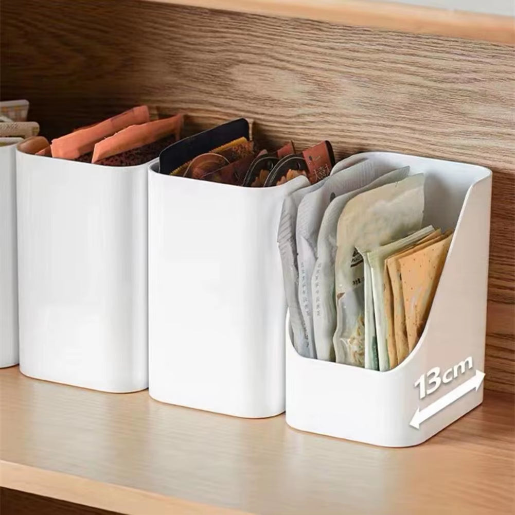 Fridge Organizer Bin – Clear Slanted Storage Box – image 4