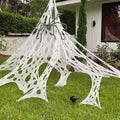 Halloween Spider Web – 450 sq ft Stretch Web Netting for Haunted House