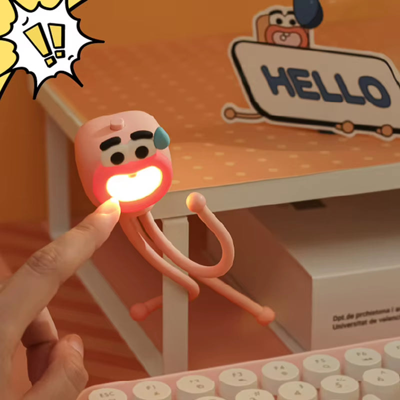 Flexible Octopus Night Light - Mini Bendable LED Reading Lamp