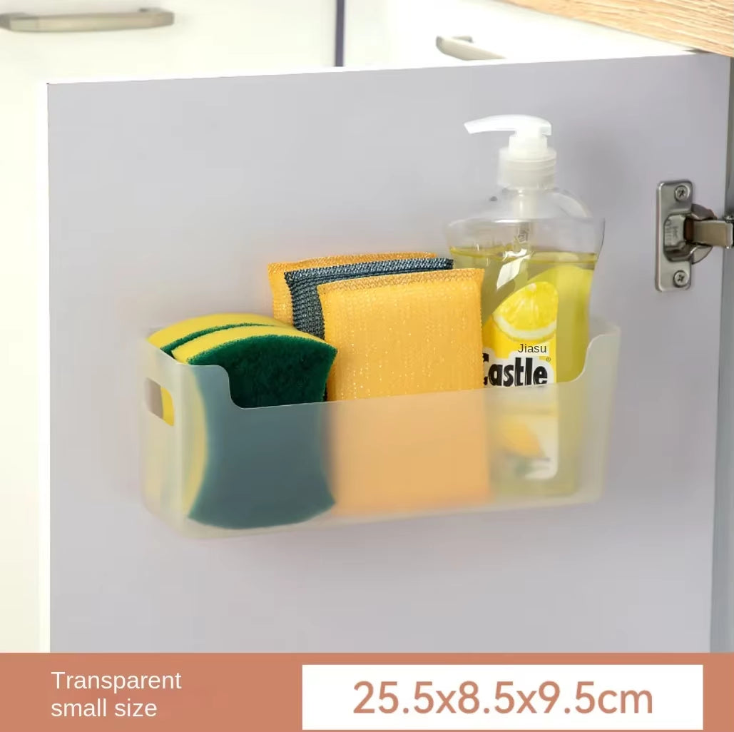 Cabinet Door Organizer - Adhesive Storage Basket, No Drilling – image 8