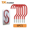 Heavy-Duty Screw-In Bike Hanger Hooks Set