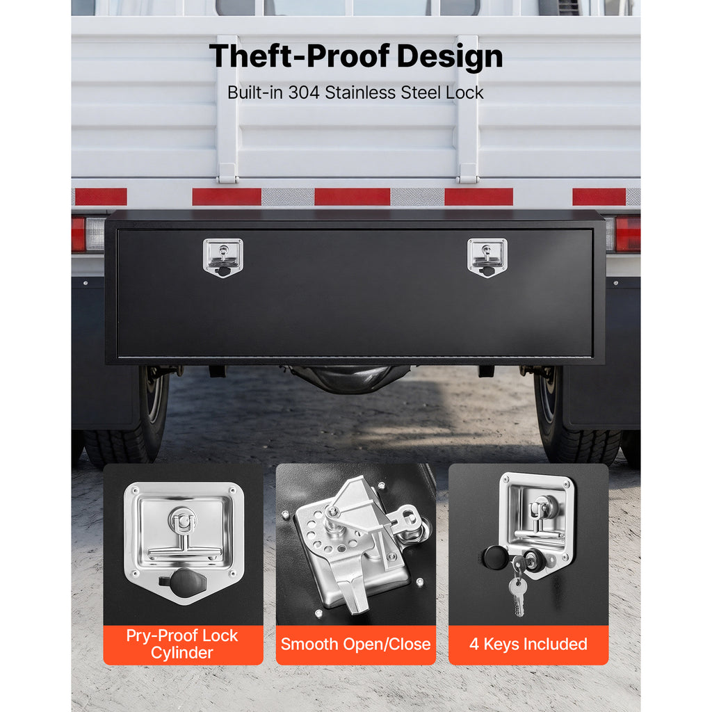 60 Inch Steel Underbody Truck Tool Box with Lock