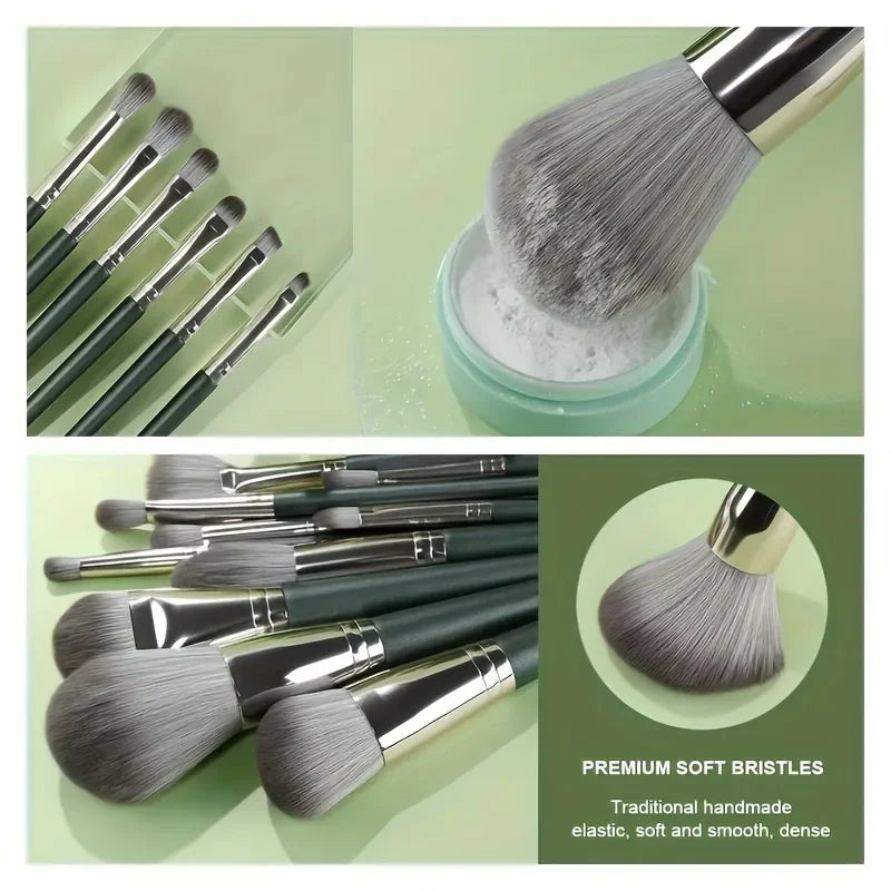 Makeup Brush Set 14-Piece Soft Fluffy Face and Eye Brushes – image 5
