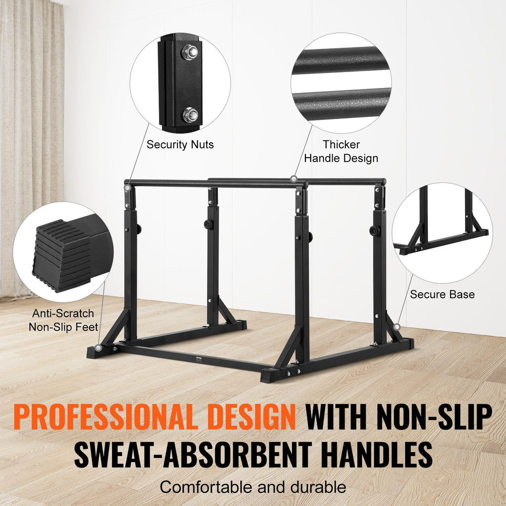 Adjustable Dip Bar Station, 800 lb Capacity, 7 Height Levels – image 5