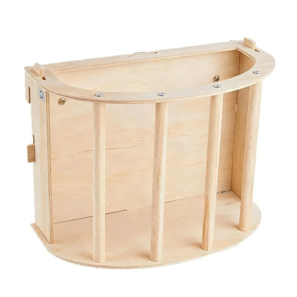 Wooden Hanging Hay Feeder Rack for Rabbits and Guinea Pigs – image 1