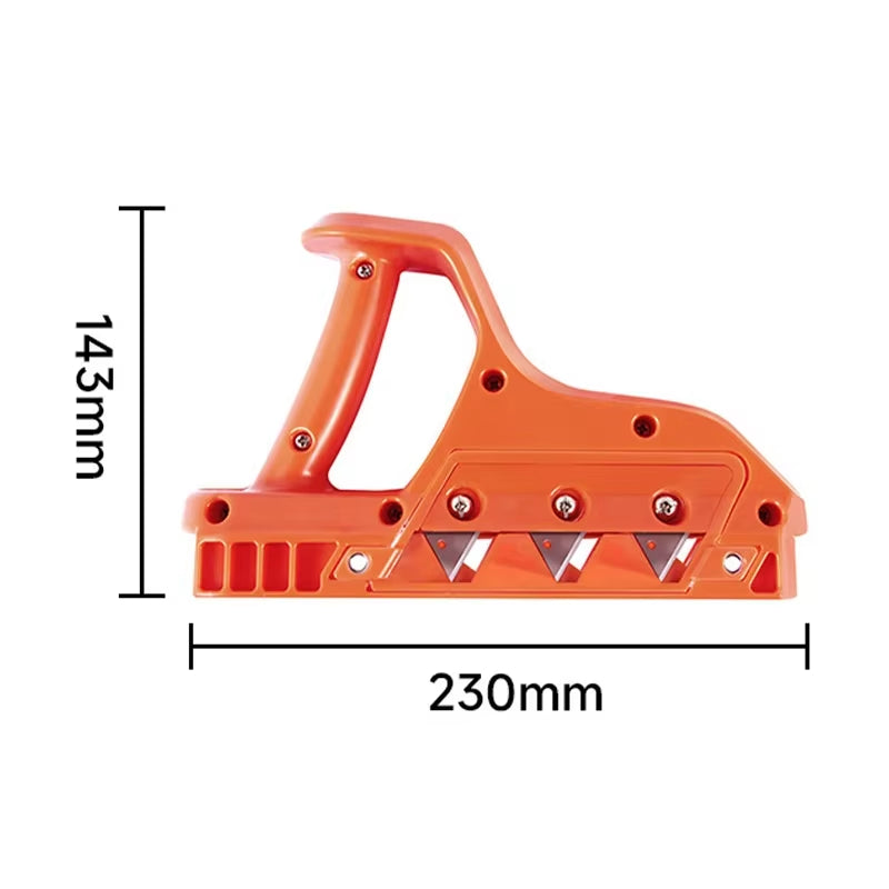 Drywall Edge Chamfer Plane - Plasterboard 45/60 Degree Hand Trimmer Tool