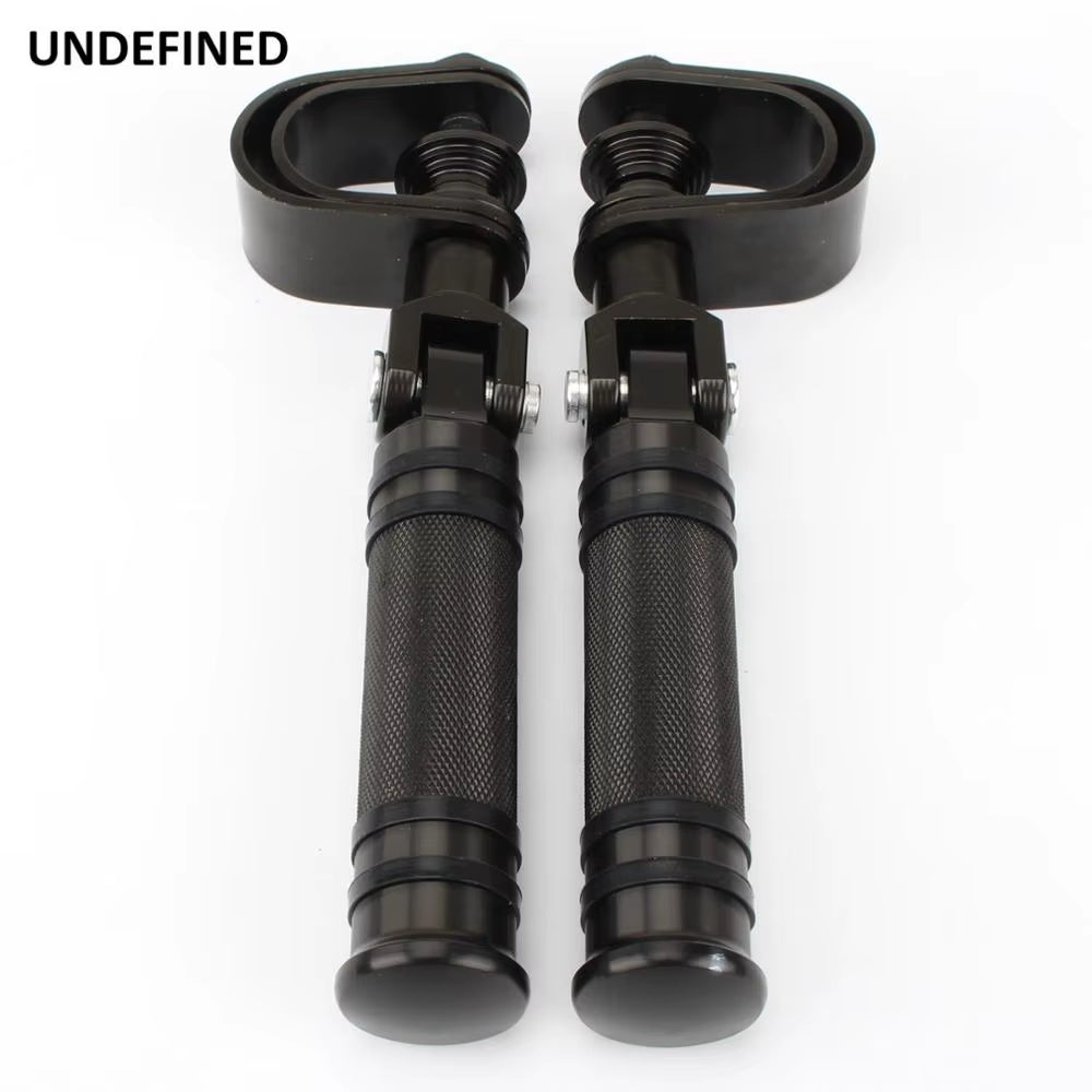 Motorcycle Highway Foot Pegs with Crash Bar Clamps, 1 to 1.25 In – image 5