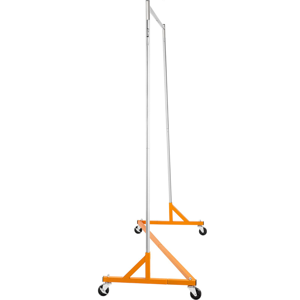 Z Base Garment Rack, Height-Adjustable Rolling Steel Clothing Rack – image 6