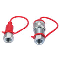 Tractor Hydraulic Quick Coupler Set, 1/4 in NPT ISO-A, 2 Pack – image 1