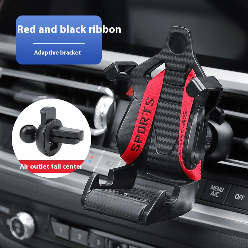 Racing Seat Car Phone Holder, Air Vent Clip with 360° Rotation