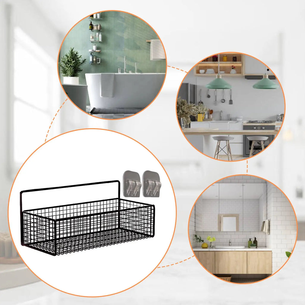 No-Drill Adhesive Shower Caddy Shelf – image 3