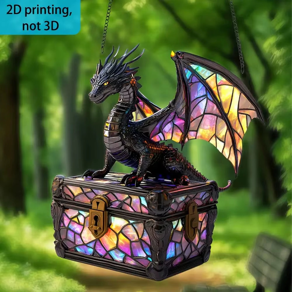 Dragon Suncatcher Decorative Window Sign – image 4