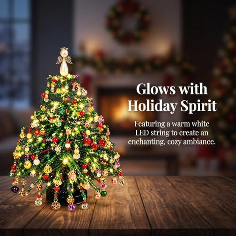 Beaded Christmas Tree Kit - DIY Crystal Craft Set for Adults – image 5