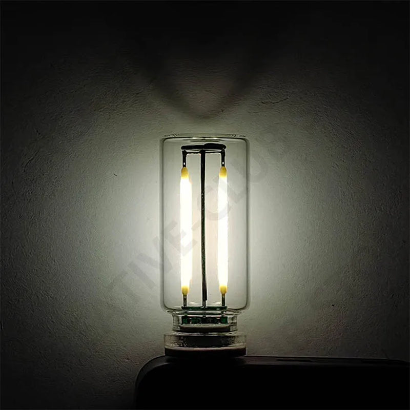 Retro Edison Bulb Night Light – USB Touch Dimming Lamp