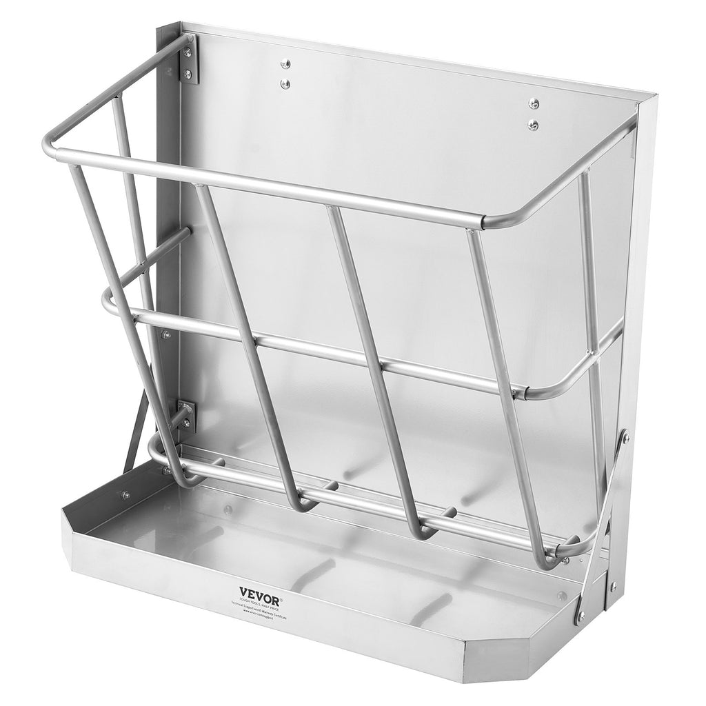 Wall Mounted Goat Hay Feeder 2-in-1 Hay and Grain Feeder 21 Gallon – image 5