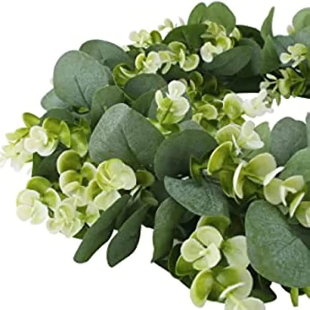 Eucalyptus Wreath - 35 cm Artificial Greenery Front Door Wreath – image 4