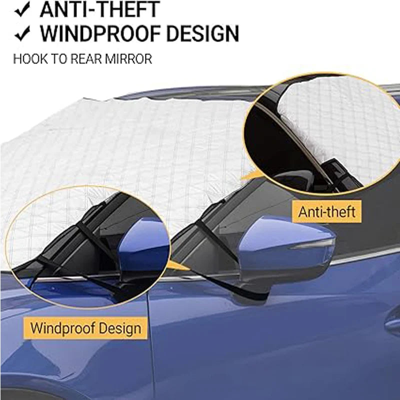 Windshield Snow Cover 57 x 37 in, 4-Layer Ice and Frost Guard – image 7