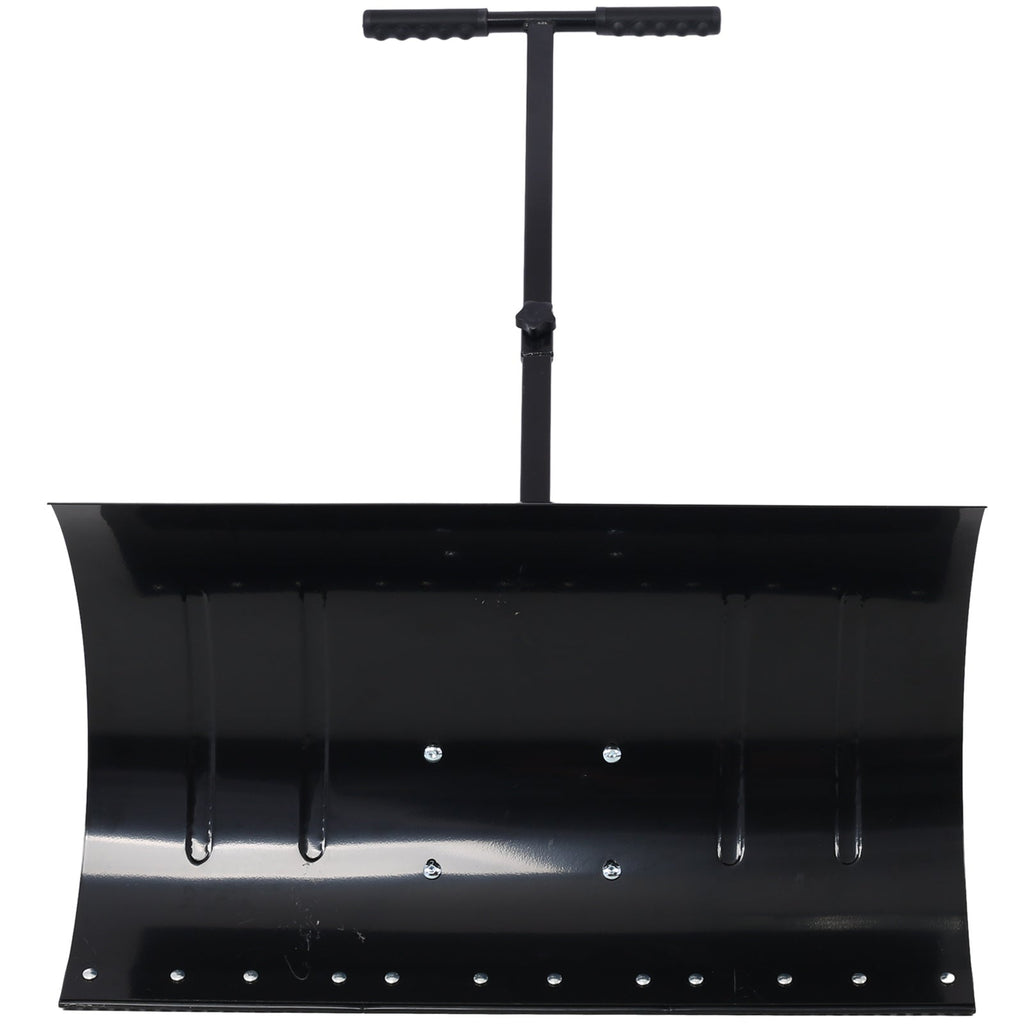 Snow Shovel with Wheels – 29 in Blade Snow Pusher, 10 in Wheels