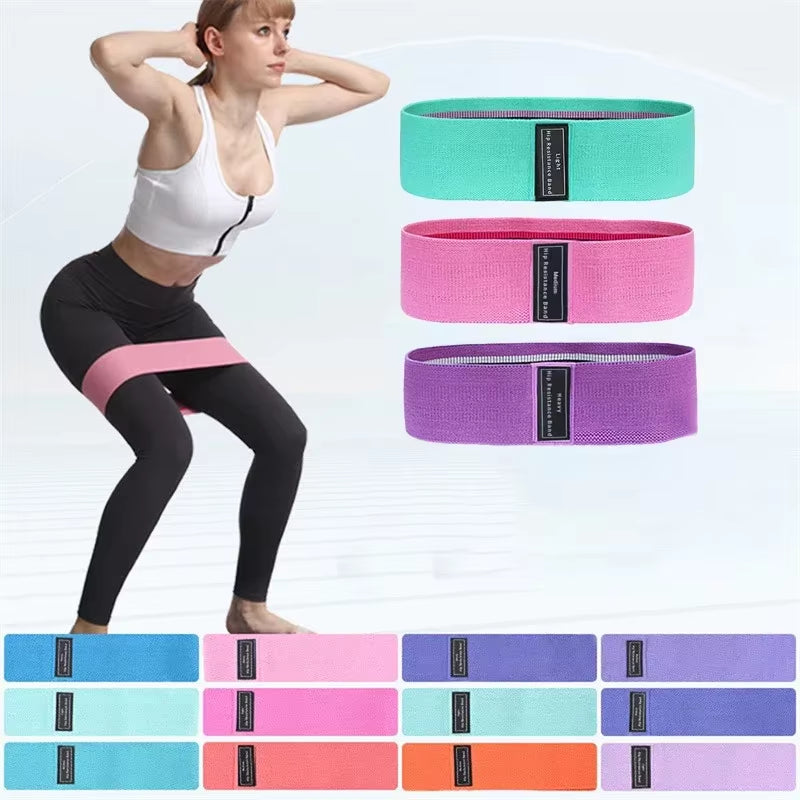 Fabric Resistance Bands Non-Slip Hip and Glute Loop Bands – image 3