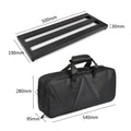 Aluminum Guitar Pedalboard with Padded Carry Bag – image 1