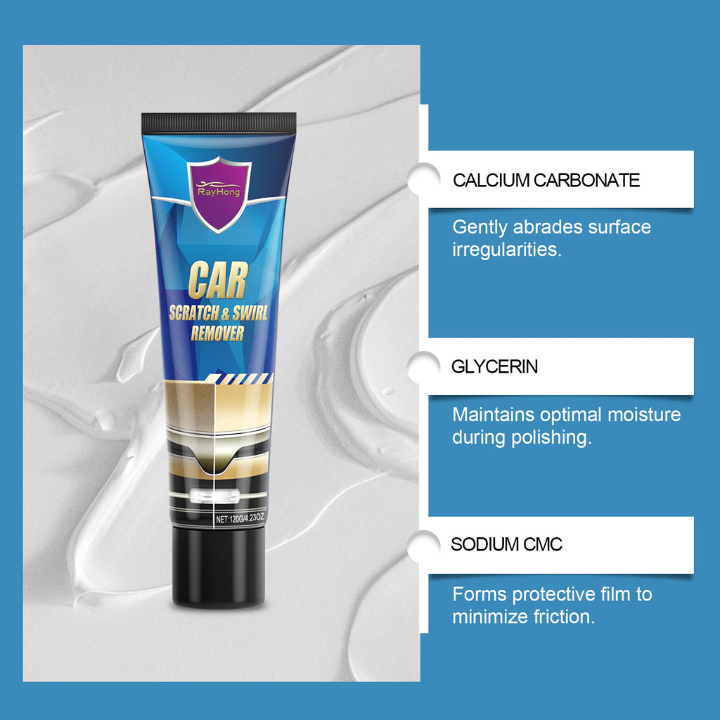 Car Scratch Remover Paste – 120 ml Paint Repair Cream with Sponge