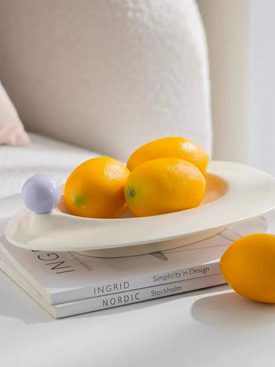 Handmade Ceramic Rim Soup Bowl with Bubble Dot Edge – image 5